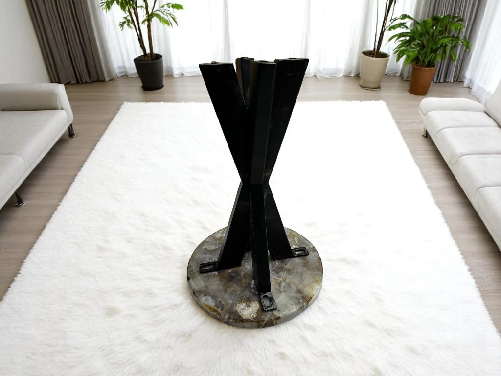 Agate Top Side Table at Vedant Artisan for Opulent Elegance